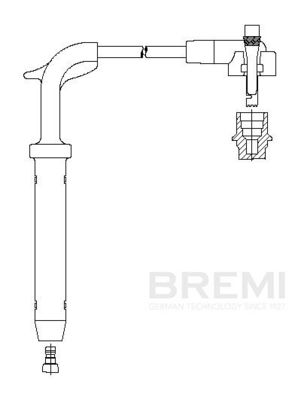 Провод зажигания BREMI 818/65