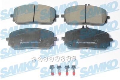 Комплект тормозных колодок, дисковый тормоз SAMKO 5SP2135