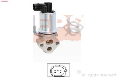 Клапан возврата ОГ EPS 1.963.040