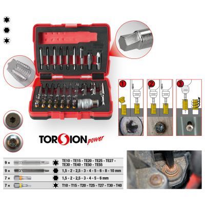 KS TOOLS 1507060 Nolauztu skrūvju izskrūvēšanas
