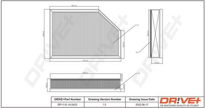 Gaisa filtrs Dr!ve+ DP1110.10.0422