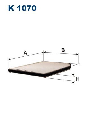 Фильтр, воздух во внутренном пространстве FILTRON K 1070