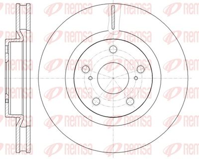 Тормозной диск REMSA 61189.10