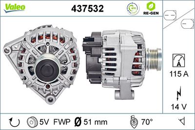 Ģenerators VALEO 437532