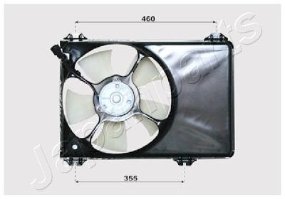 Ventilators, Motora dzesēšanas sistēma JAPANPARTS VNT142001