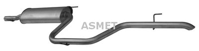 Глушитель выхлопных газов конечный ASMET 02.037