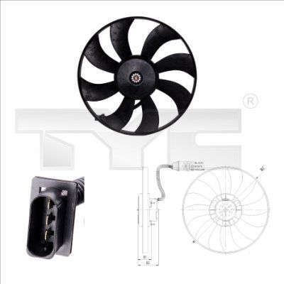 Ventilators, Motora dzesēšanas sistēma TYC 837-0021