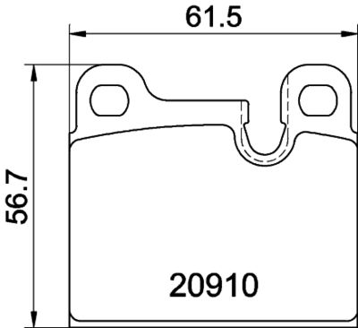 Bremžu uzliku kompl., Disku bremzes HELLA PAGID 8DB 355 008-111
