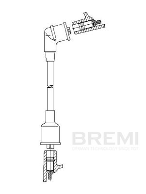 Augstsprieguma vads BREMI 3A32/22