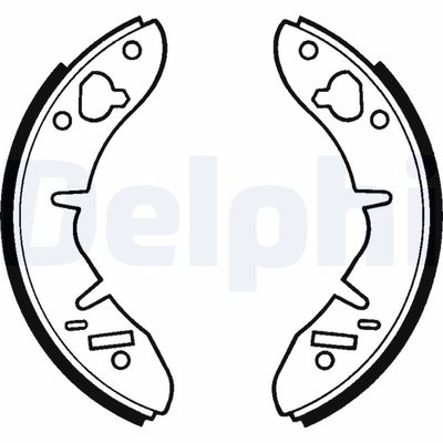 Bremžu loku komplekts DELPHI LS1015