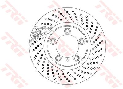 Тормозной диск TRW DF6541S