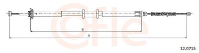 Тросик, cтояночный тормоз COFLE 92.12.0715