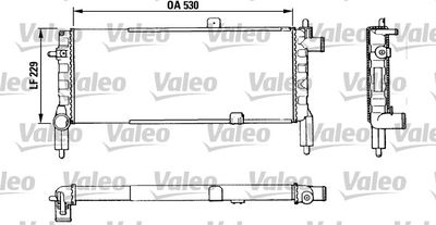 Radiators, Motora dzesēšanas sistēma VALEO 883920