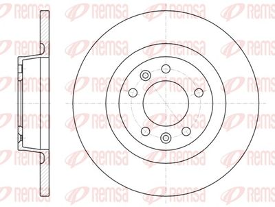 Тормозной диск REMSA 61053.00