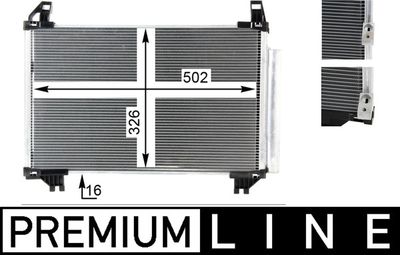 Конденсатор, кондиционер MAHLE AC 793 000P