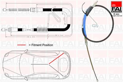 Trose, Stāvbremžu sistēma FAI AutoParts FBC0071