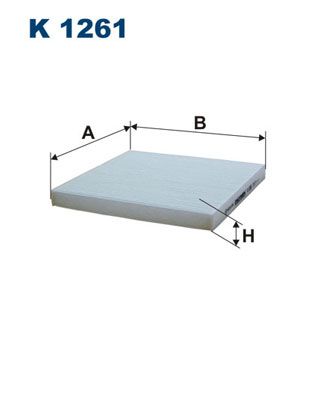 Фильтр, воздух во внутренном пространстве FILTRON K 1261