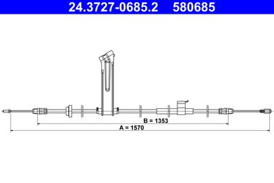 Trose, Stāvbremžu sistēma ATE 24.3727-0685.2