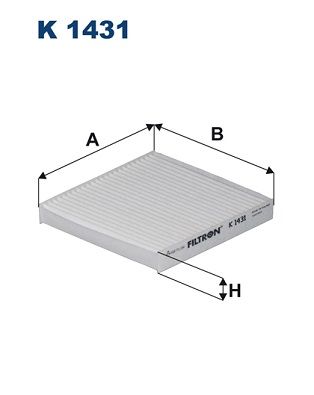 Filtrs, Salona telpas gaiss FILTRON K 1431