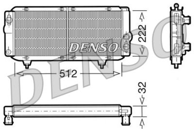 Radiators, Motora dzesēšanas sistēma DENSO DRM21001