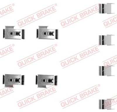 Комплектующие, колодки дискового тормоза QUICK BRAKE 109-1198