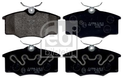Bremžu uzliku kompl., Disku bremzes FEBI BILSTEIN 116215