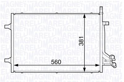 Kondensators, Gaisa kond. sistēma MAGNETI MARELLI 350203729000