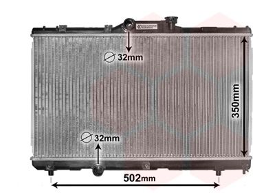Radiators, Motora dzesēšanas sistēma VAN WEZEL 53002147