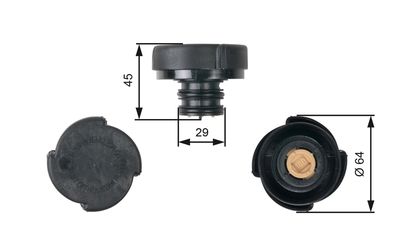 Vāciņš, Dzesēšanas šķidruma rezervuārs GATES RC207