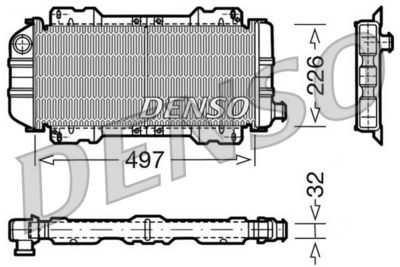 Radiators, Motora dzesēšanas sistēma DENSO DRM10017
