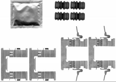 Комплектующие, колодки дискового тормоза TEXTAR 82546400