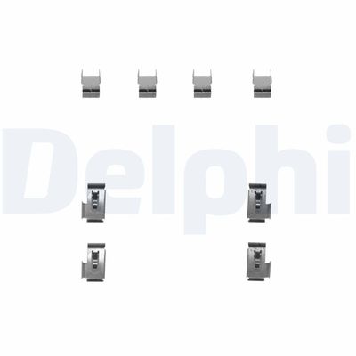 Комплектующие, колодки дискового тормоза DELPHI LX0247