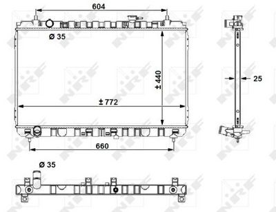 Radiators, Motora dzesēšanas sistēma NRF 53056