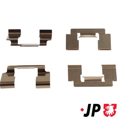 Комплектующие, колодки дискового тормоза JP GROUP 4364003510