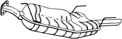 Глушитель выхлопных газов конечный BOSAL 185-109