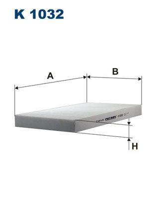 Фильтр, воздух во внутренном пространстве FILTRON K 1032