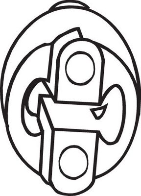 Резиновые полоски, система выпуска BOSAL 255-381