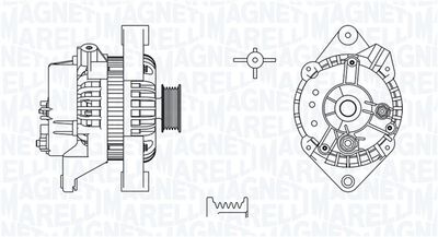 Генератор MAGNETI MARELLI 063731581010