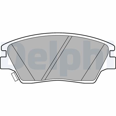 Bremžu uzliku kompl., Disku bremzes DELPHI LP3263