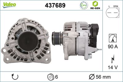 Генератор VALEO 437689
