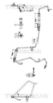 Hidrauliskā šļūtene, Stūres iekārta TRISCAN 8516 25008