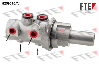 Главный тормозной цилиндр FTE 9220354