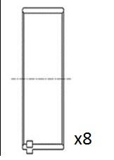 Шатунный подшипник FAI AutoParts BB2059-STD