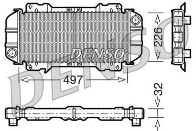 Radiators, Motora dzesēšanas sistēma DENSO DRM10015