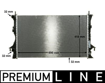 Radiators, Motora dzesēšanas sistēma MAHLE CR 461 000P