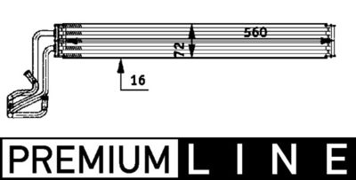 Eļļas radiators, Stūres vadība MAHLE CLC 51 000P