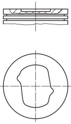 Поршень MAHLE 014 24 00