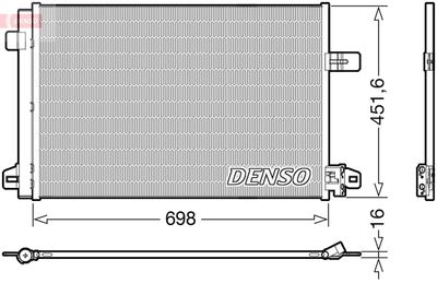 Конденсатор, кондиционер DENSO DCN32028