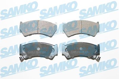 Комплект тормозных колодок, дисковый тормоз SAMKO 5SP778
