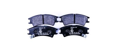 Комплект тормозных колодок, дисковый тормоз HELLA 8DB 355 017-051